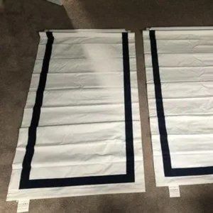 Pottery Barn Kids Border Cordless Blackout Roman Shade